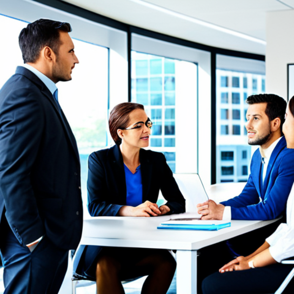 스토리텔러 직무와 관련된 성공 전략 - Inspiring Team Meeting**

"A diverse team of professionals engaged in a dynamic meeting, listening i...