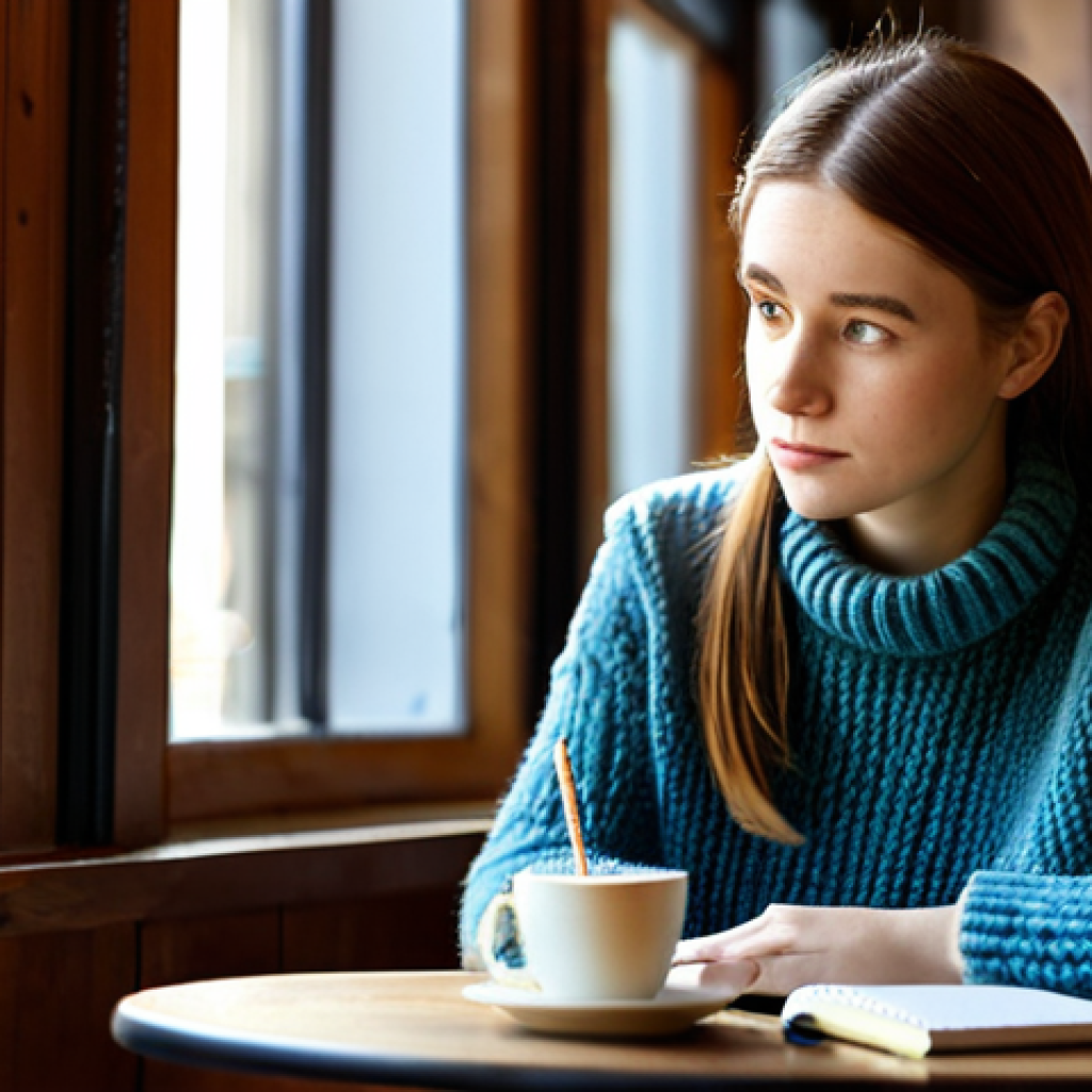 스토리텔러가 되기 위한 기본 자질 - The Curious Writer**

A young woman with a notebook sits at a cafe table, fully clothed in a modest ...