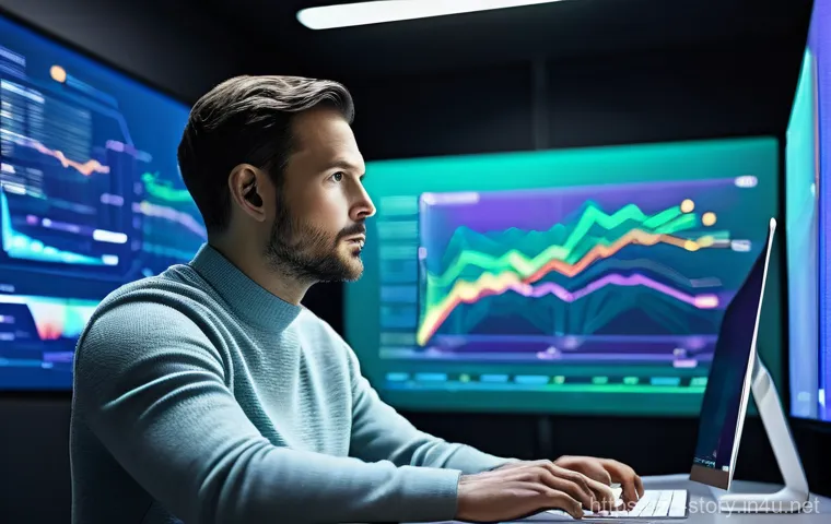 스토리텔러 직무와 관련된 통계 분석 - **Prompt 2: "Insight Unveiled"**
    A confident and engaging presenter, a woman in her late 30s wit...