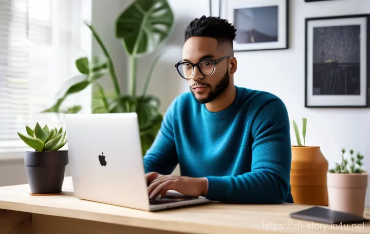 스토리텔러 직업과 관련된 다양한 이야기 제작 방법 - **Prompt:** A diverse, young content creator, approximately 20-30 years old, actively engaged in a m...