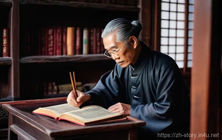 스토리텔러와 문학 작품의 연결성 - **Prompt 1: The Timeless Connection of Creator and Reader**
    A highly detailed, cinematic shot. A...