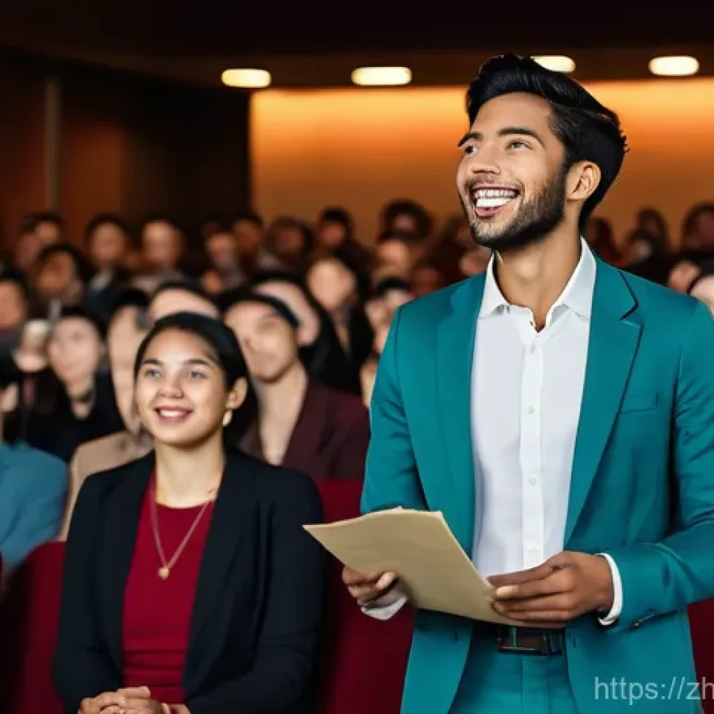 스토리텔러 자격증과 관련된 실무 사례 - **Image Prompt 1: The Captivating Storyteller in a Digital World**
    A vibrant, medium shot of a d...