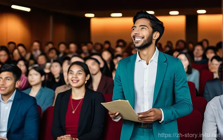 스토리텔러 자격증과 관련된 실무 사례 - **Image Prompt 1: The Captivating Storyteller in a Digital World**
    A vibrant, medium shot of a d...