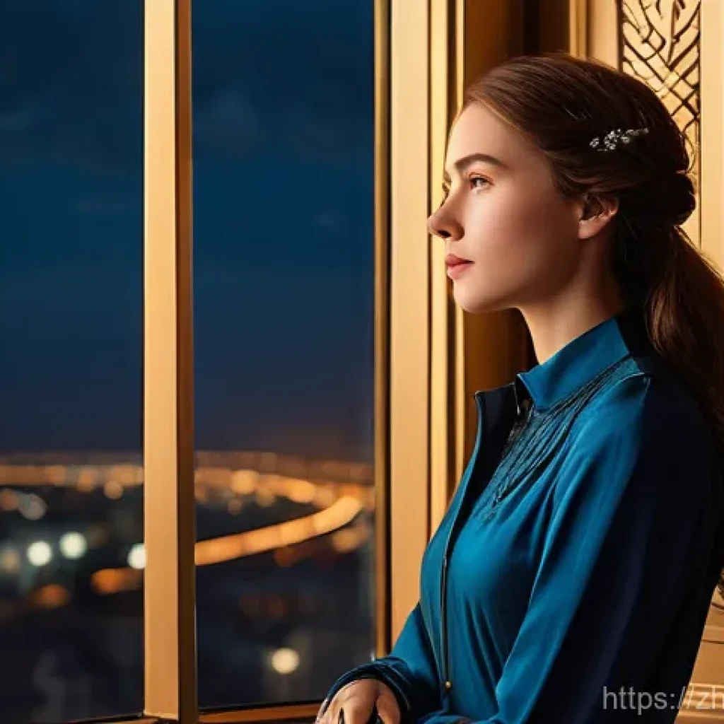 스토리텔러 관련 직업의 다양한 이야기 제작 방법과 사례 분석과 연구 - **Linear Narrative: The Time Traveler's Reflection**
    A young woman with delicate features, appro...