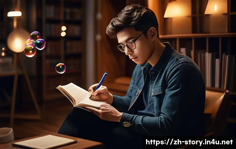 스토리텔러 면접 준비 체크리스트 - **Prompt 1: The Reflective Storyteller**
    A young professional, either male or female, sitting in...