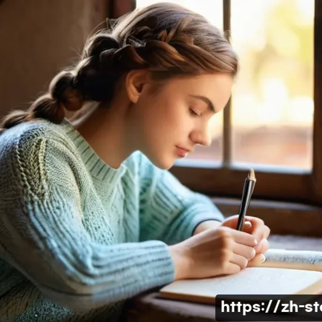 스토리텔러 실기 시험의 주요 평가 요소와 전략 - **Prompt 1: A Quiet Moment of Creative Reflection**
    A young woman in her early twenties, with lo...